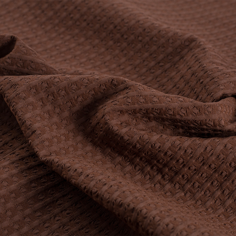 Tejido Jacquard de doble capa elástico de trama de poliéster reciclado de ocio T800 de 160 g/m2