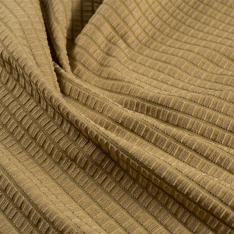 tela al aire libre del telar jacquard de la textura del bloque del ocio de 150gsm 50D T800