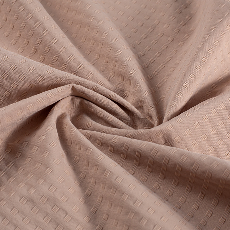 Tela Jacquard con control de burbujas de poliéster reciclado 75D T8 de 120gsm/m2