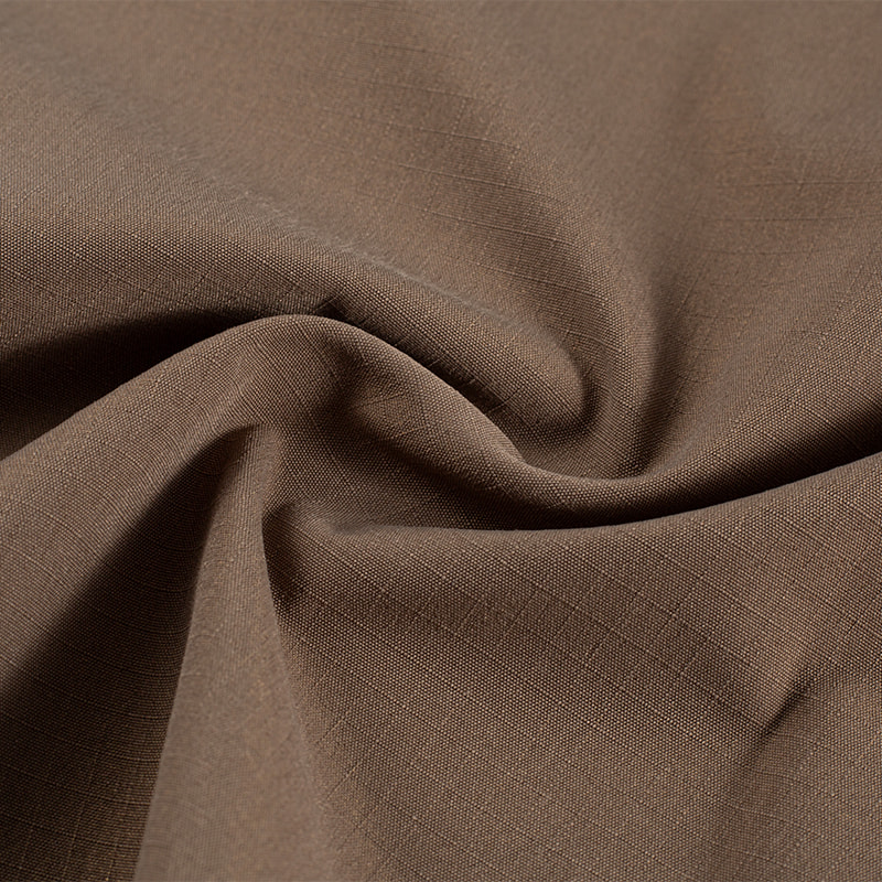 Tela de poliéster reciclada de ocio a cuadros de algodón CoolSilk T4 con trama elástica de 160gsm 0,5
